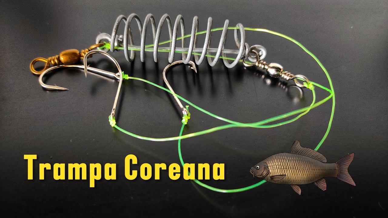 Línea / trampa Coreana para carpas, bogas, bagres y otras especies