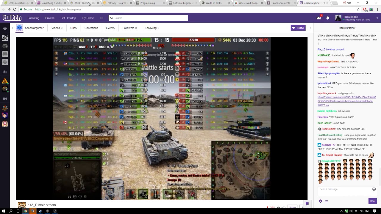 Noobwargamer Banned on Twitch Reaction Video