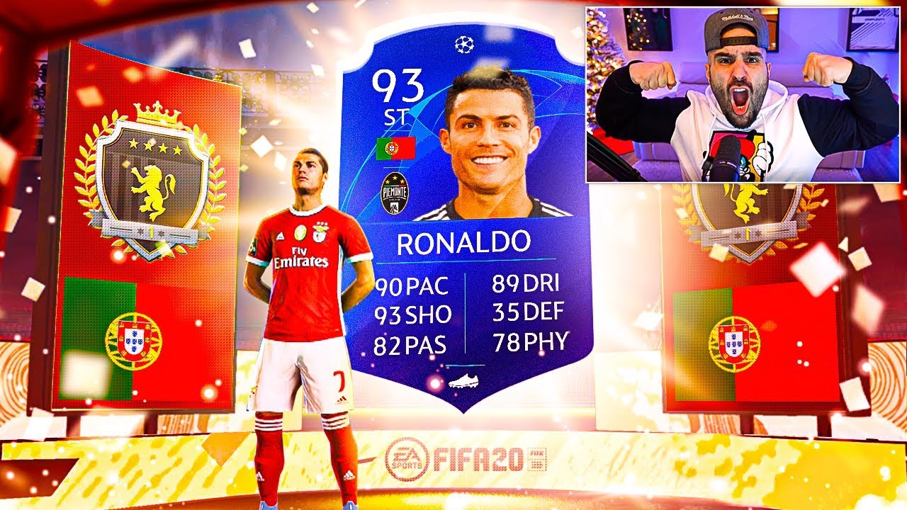 OMFG!!! I PACKED CRISTIANO RONALDO! BEST REWARDS EVER! FIFA 20