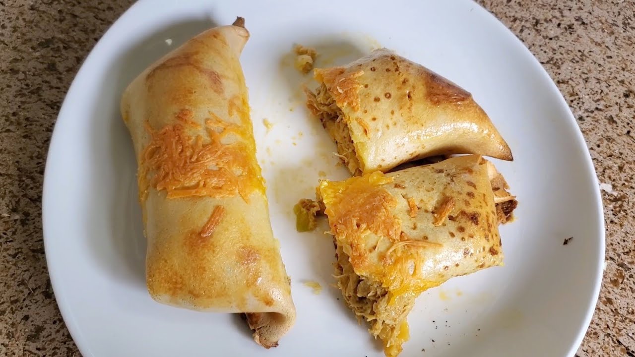Crêpe Salee men recette la byen fasil pou prepare
