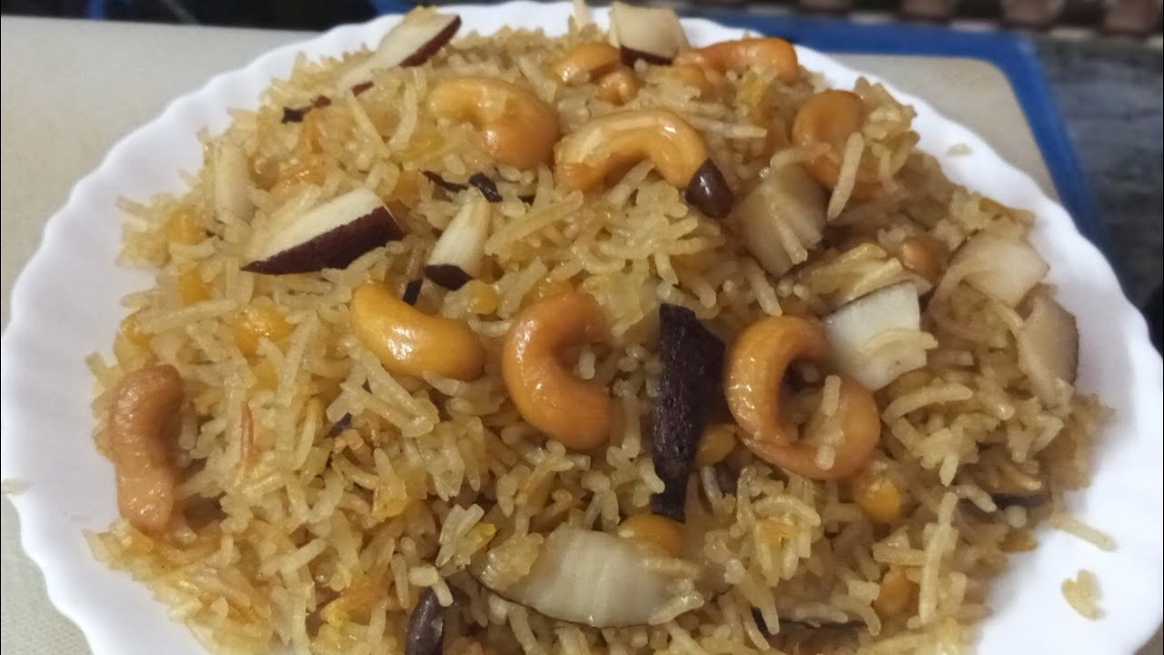 How to make bellam annam ( Jaggery rice ) recipe in telugu