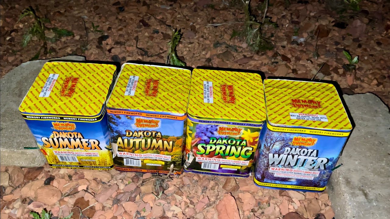 Lighting Memory Fireworks Seasonal 200g Cakes & More!
