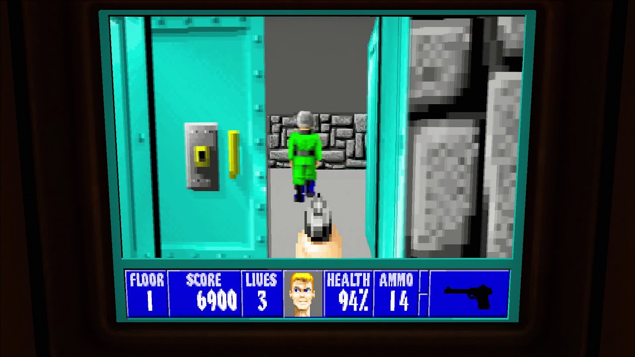 Wolfenstein 2: The New Colossus Easter Egg - Wolfenstein 3D arcade machine