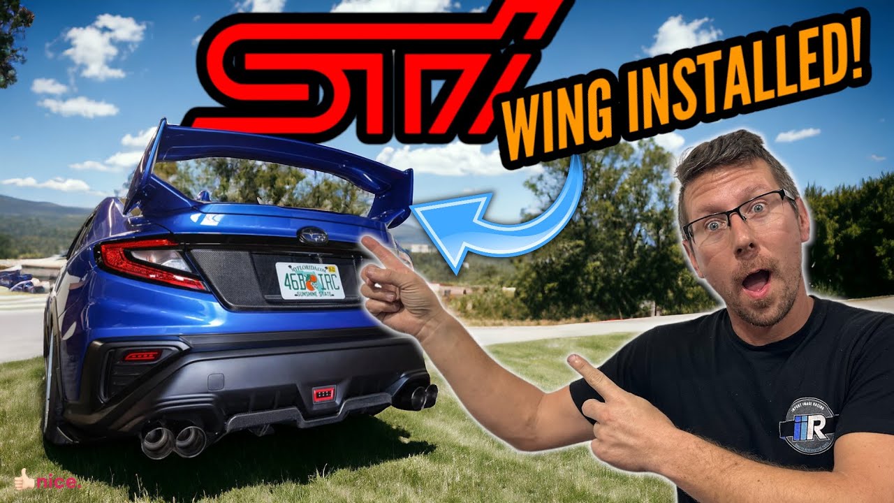 Установка спойлера Noble STI для Subaru WRX 2022+ | Включает крепеж для серий 1 и 2 |