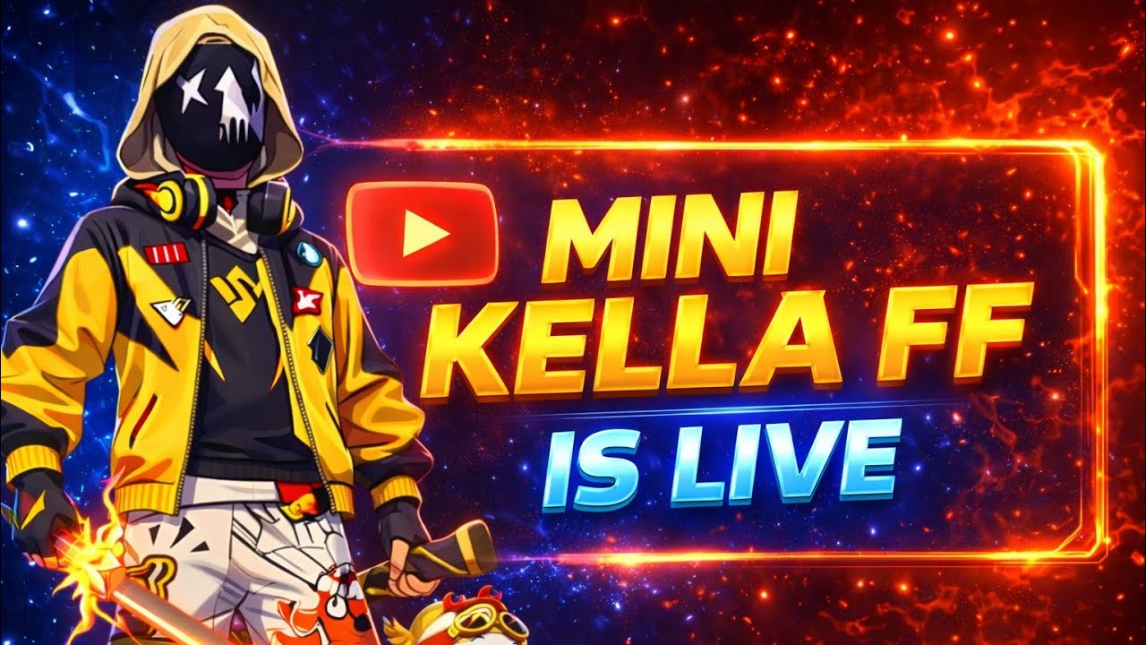 🔴 MINI KELLA FF is LIVE BR RANK PUSH  #ffnightlive #minikellaff #freefirelive #ffcustomgame