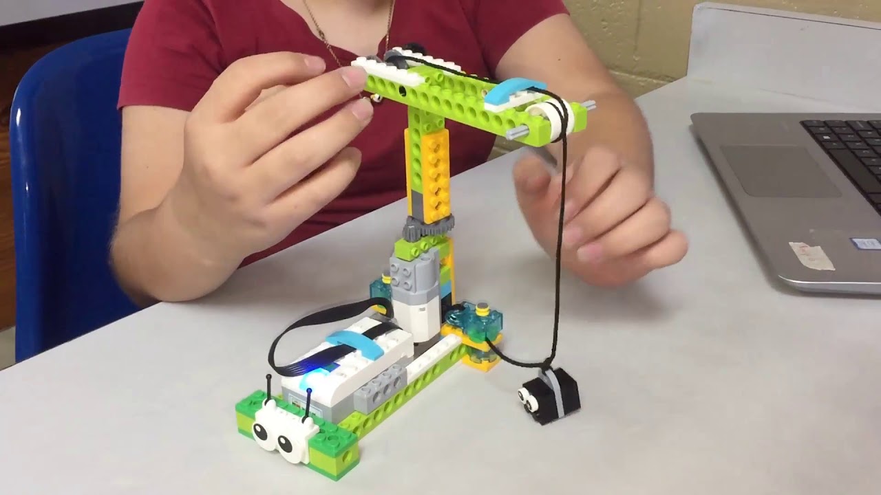 WEDO 2.0 LEGO Education ⚙️GR&Uacute;A DE TORRE [TOWER CRANE] (Proyectos LEGO WeDo 2.0 45300 Core Set)