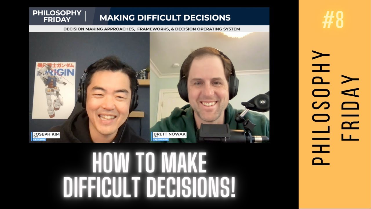 How to Make Difficult Decisions (Philosophy Friday #8)