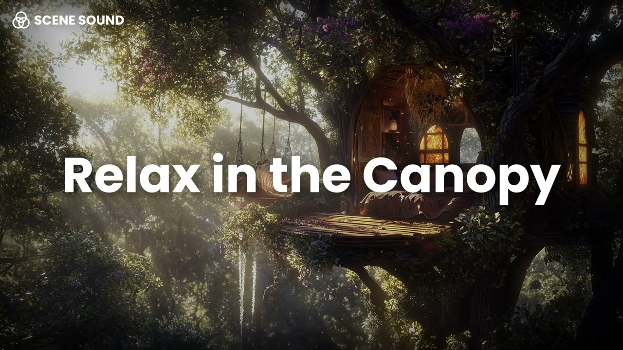 Relax in the Canopy | 1 hour of relaxing music, beautiful and close to nature