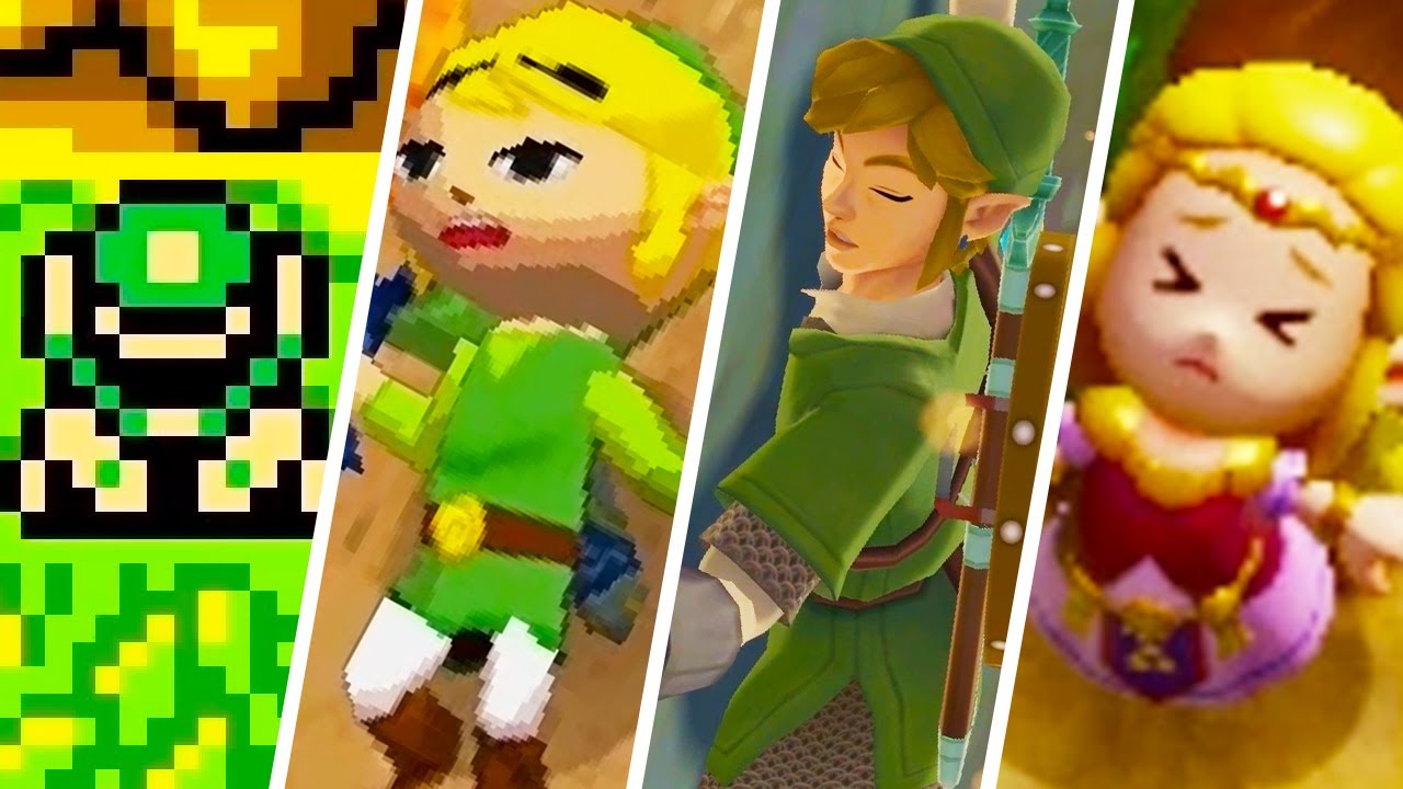 Evolution of Deaths & Game Over Screens in Zelda Games (1986-2024)