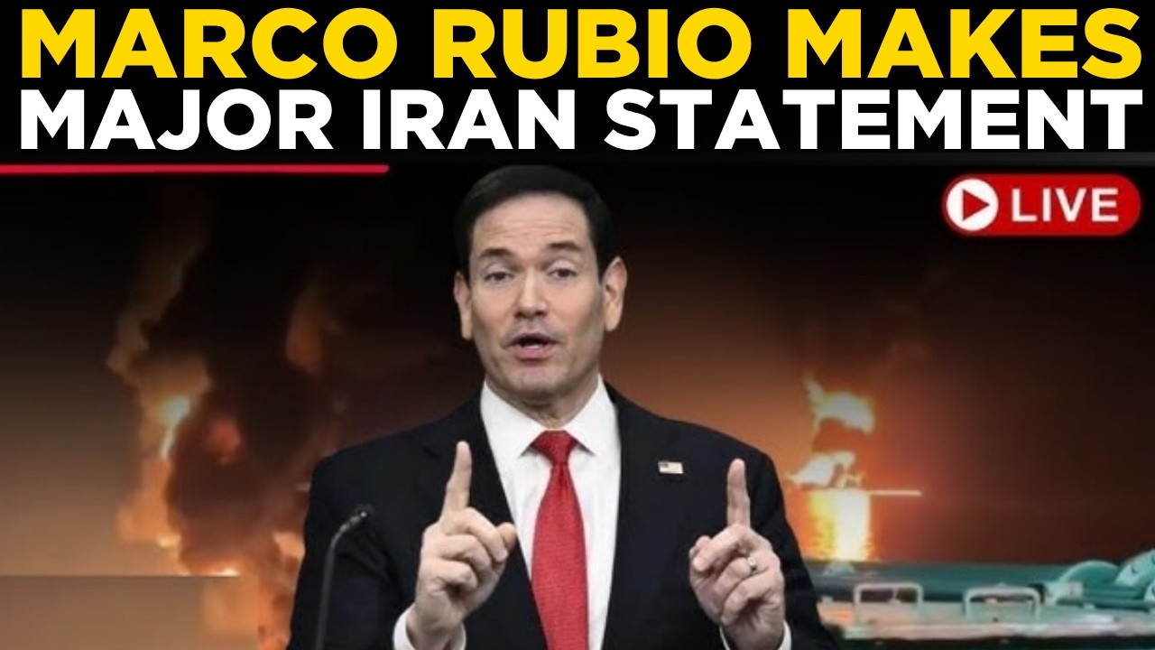Marco Rubio LIVE: Shocking Iran Statement Goes Viral | US News LIVE | Iran Update | WORLD NEWS LIVE