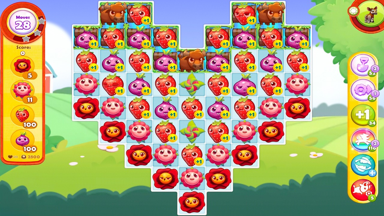 Farm Heroes Saga - Уровни 2818-2824 (геймплей на Android) | Часть 121