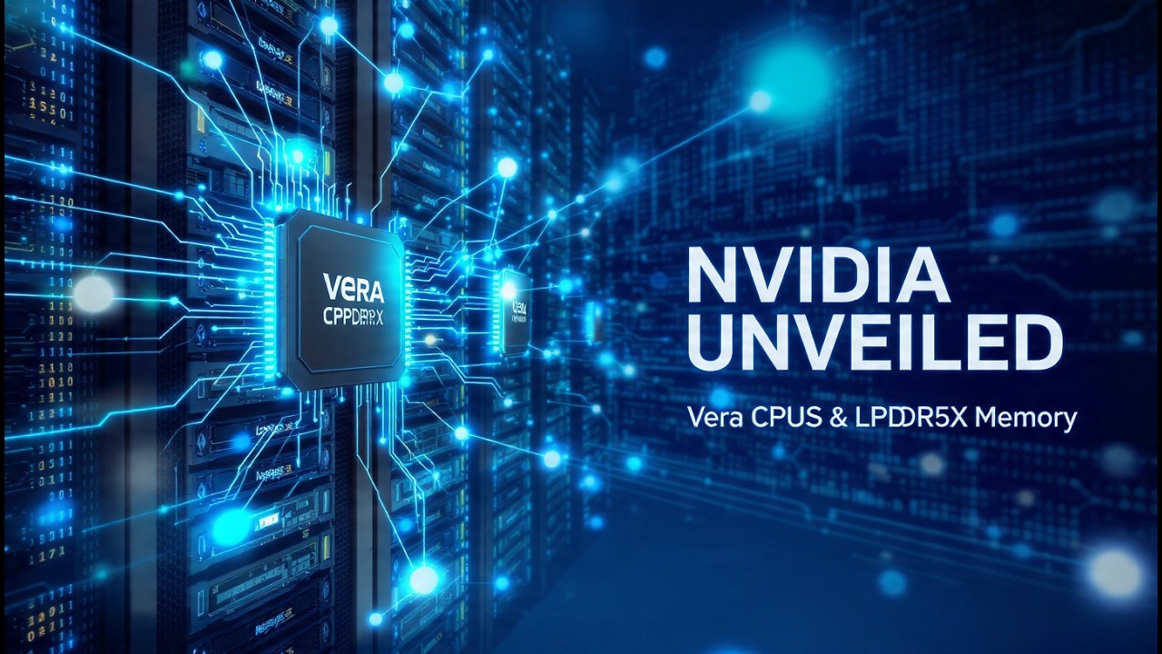 Nvidia unveiled server rack featuring Vera CPUs and LPDDR5X memory with bandwidth up to 1 2 TBs