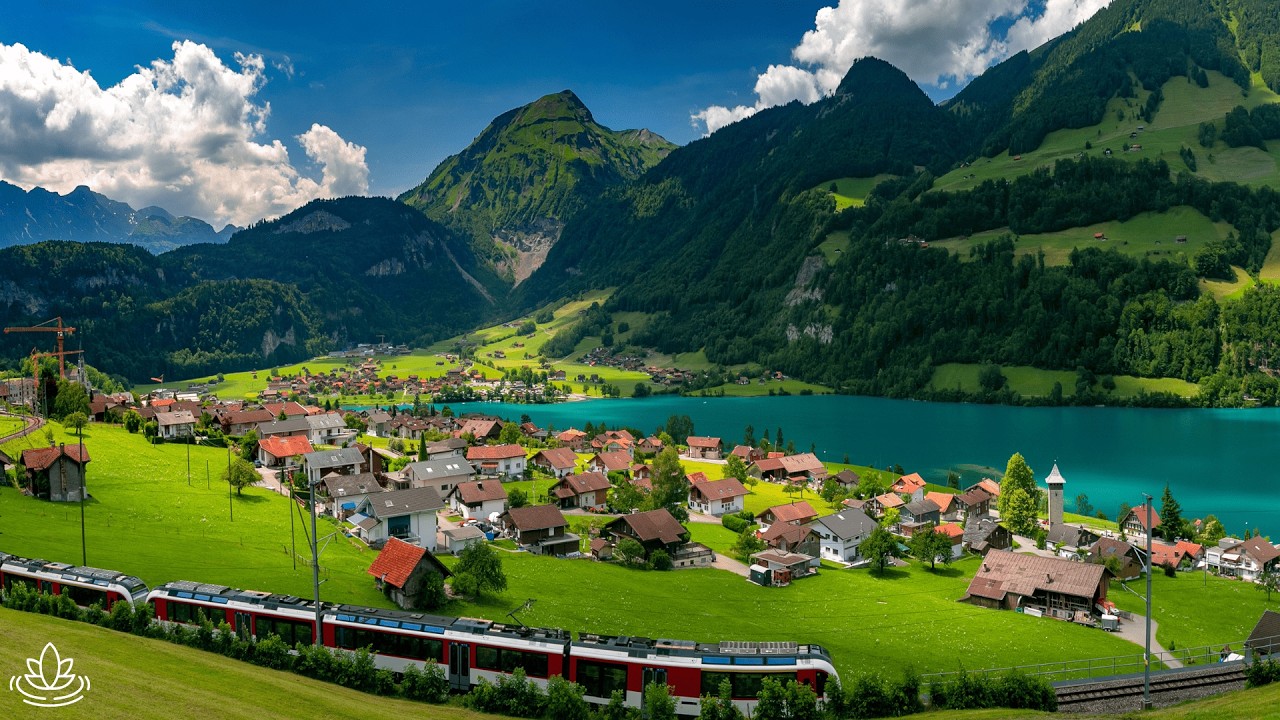 Villages suisses et nature sauvage : musique relaxante, calme et sommeil profond 🏔️