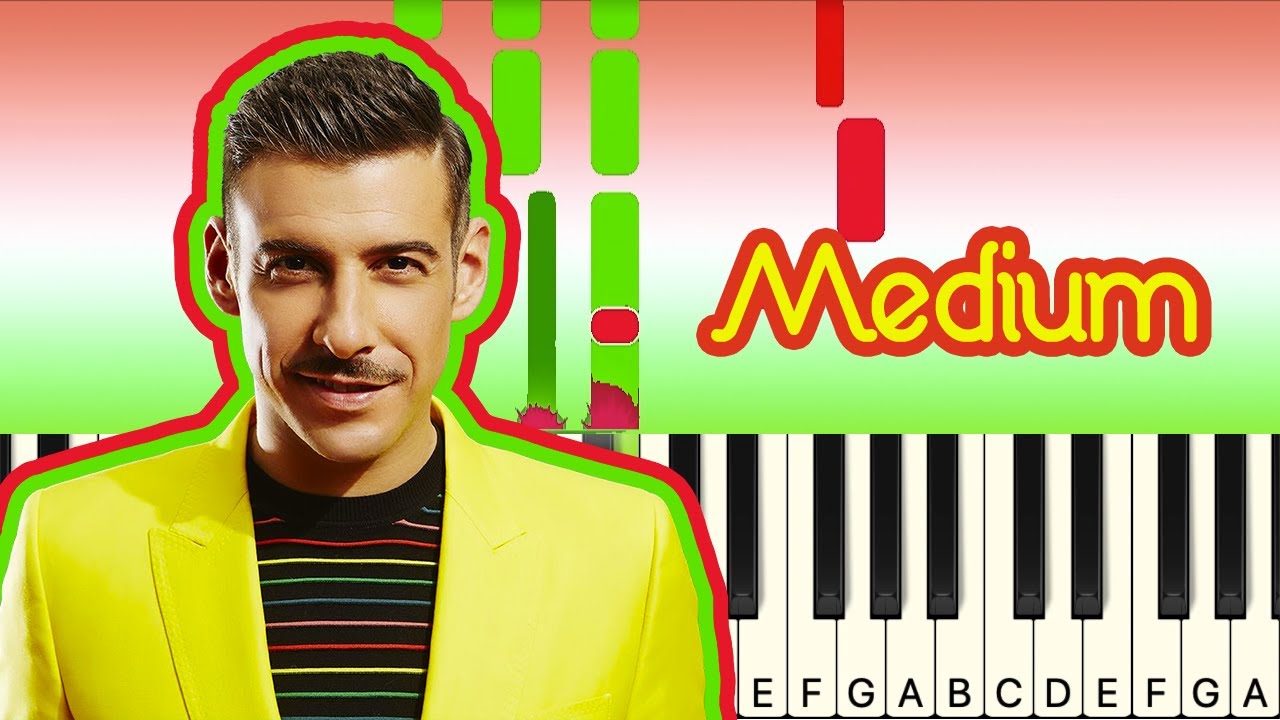 SPAZIO TEMPO PIANO TUTORIAL + SPARTITO GRATIS - FRANCESCO GABBANI PIANO COVER - IL PIANO SUL TUBO