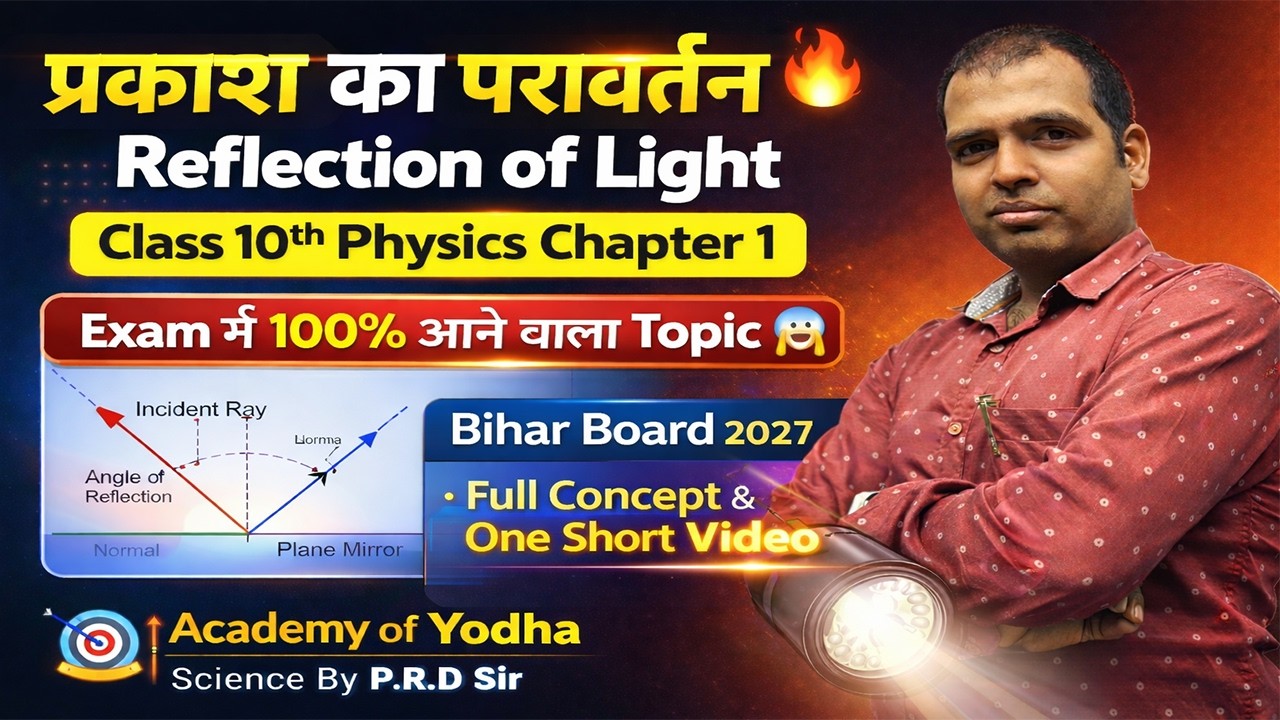 Reflection of Light Class 10th Physics Chapter 1 | प्रकाश का परावर्तन | Bihar Board 2027 One Shot