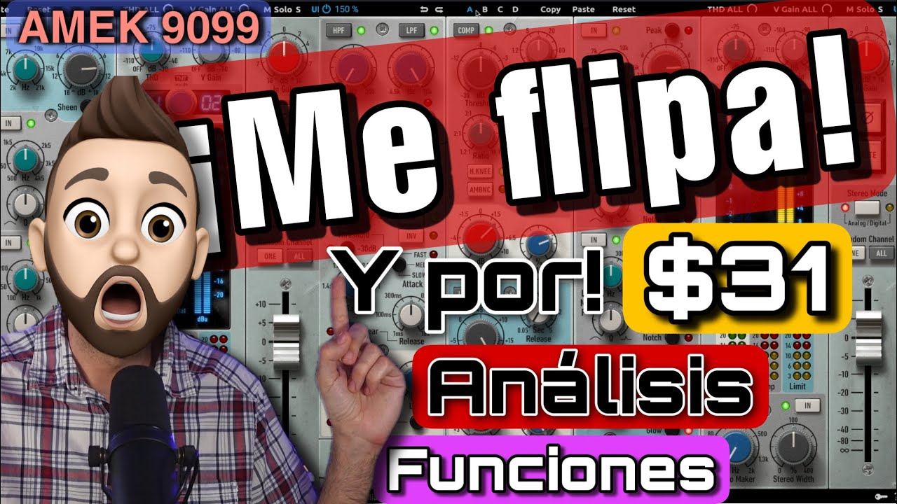 🔴AMEK 9099 Brainworx - bx_console ANÁLISIS Y FUNCIONES PLUGIN ALLIANCE