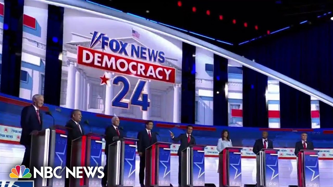 2024 hopefuls vie for the spotlight at first GOP debate
