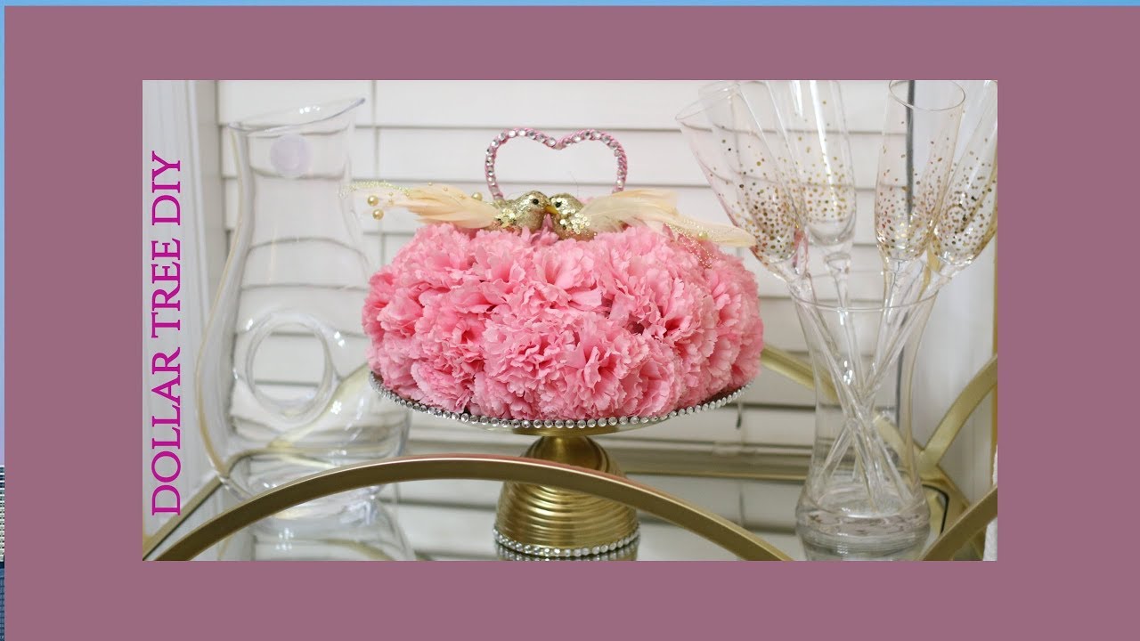 DOLLAR TREE VALENTINE'S DAY CENTERPIECE DIY