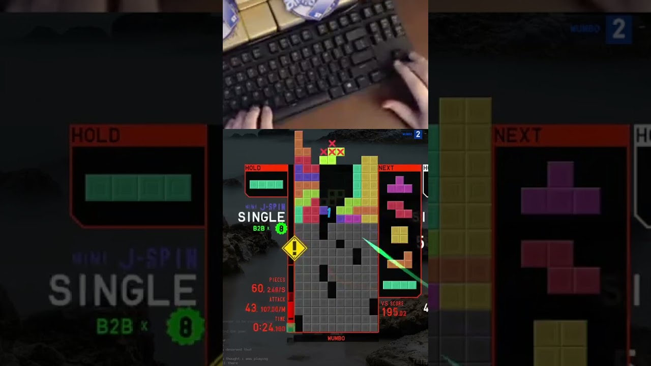 Tetris Uno Reverse Card! 14 Combo Downstack Finisher