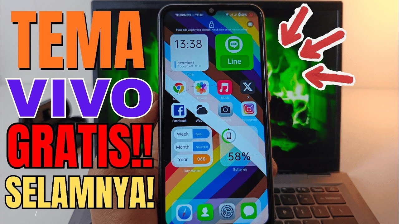 Cara Dapatkan Tema Gratis Semua Vivo 2025! Ada Tema iPhone 17 Pro😍