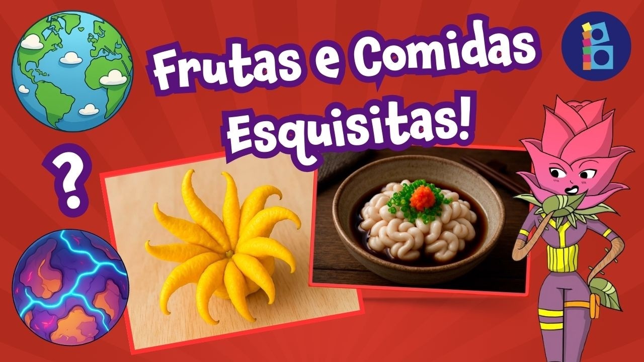 Frutas e Comidas esquisitas! | É DA TERRA OU DE OUTRO PLANETA?