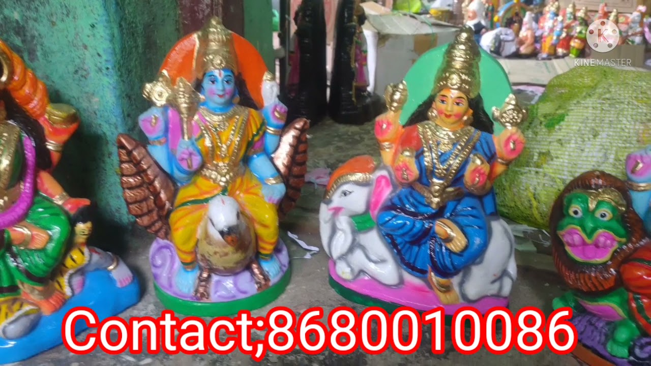 Cheapest golu dolls (dhanalakshmi toys works) madurai, vilachery