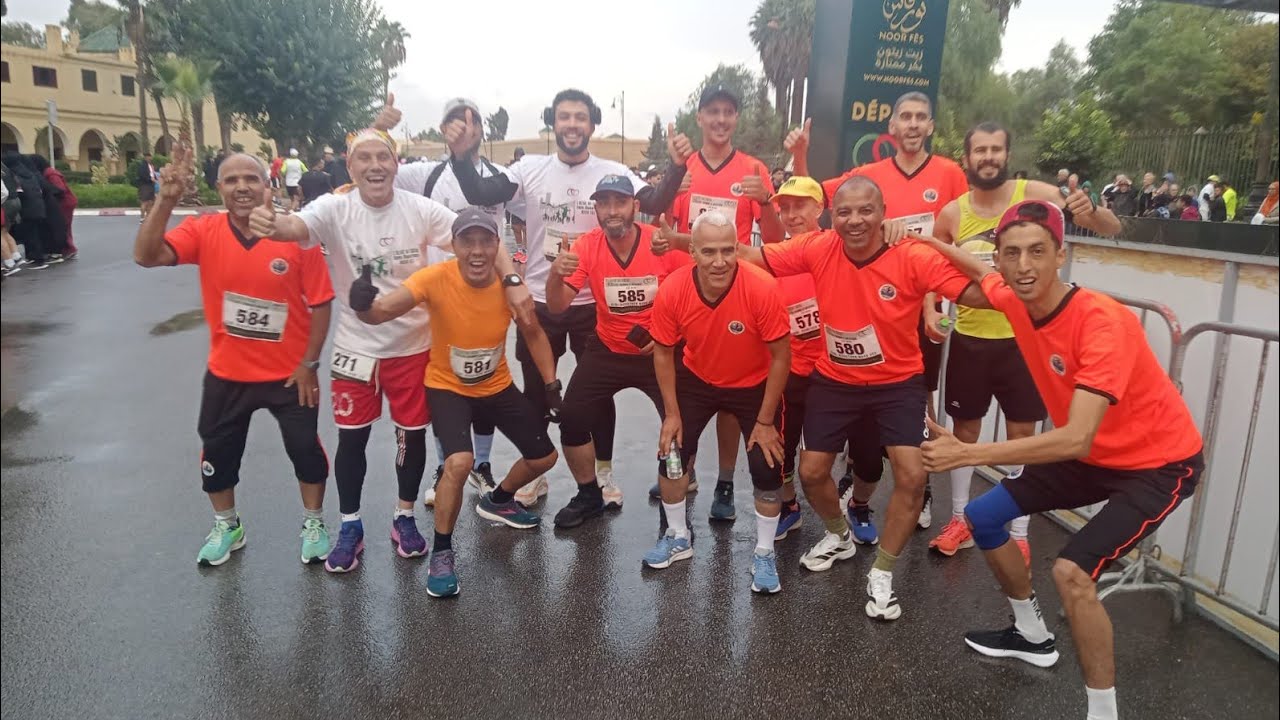 أجواء حماسية🏃‍♂️🏃‍♂️مراطون  نور.فاس🏅🏅