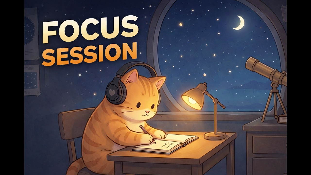 Lo-Fi for Long Focus Sessions — Calm, Cozy & Distraction-Free ✨