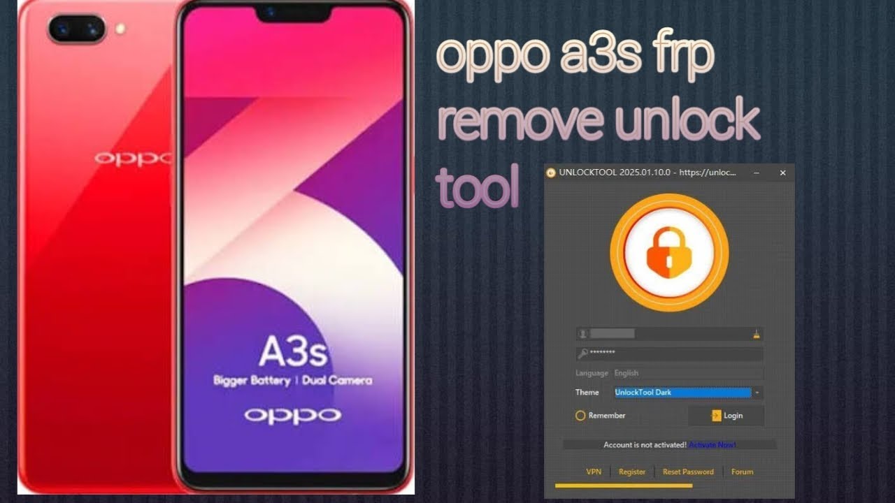 Oppo A3S CPH1803 pattern unlock by unlock tool 2026