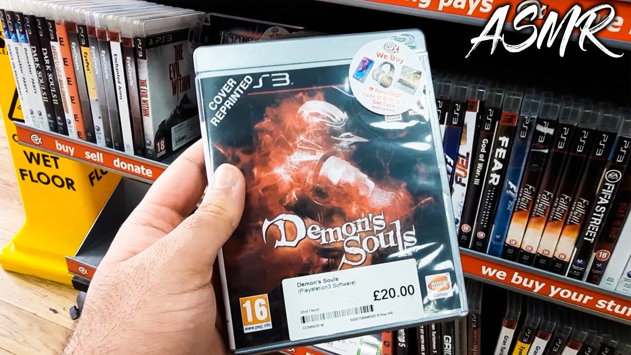 [ASMR] BROWSING REAL LIFE CLASSIC GAME STORE (Whispering & Tingles)