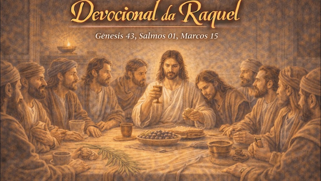 Leitura da Bíblia: Gênesis 43, Salmos 01, Marcos 15