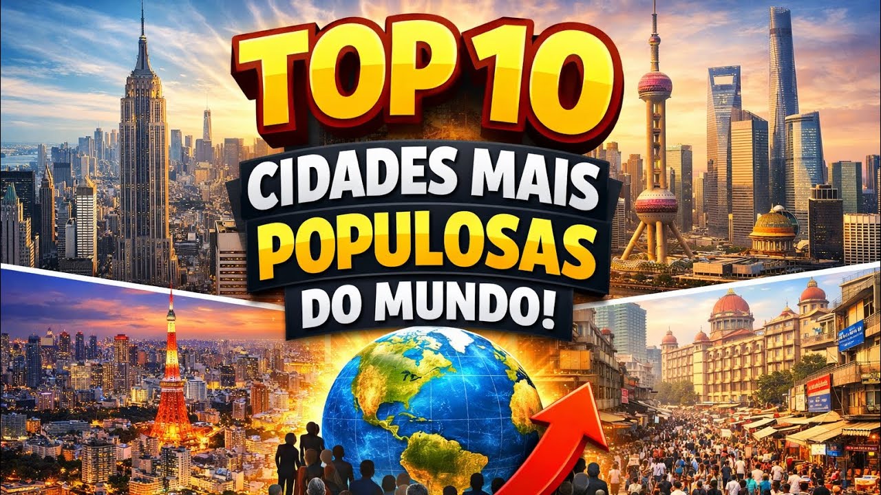 As 10 Maiores Cidades do Mundo (e o Brasil Est&aacute; na Lista!)