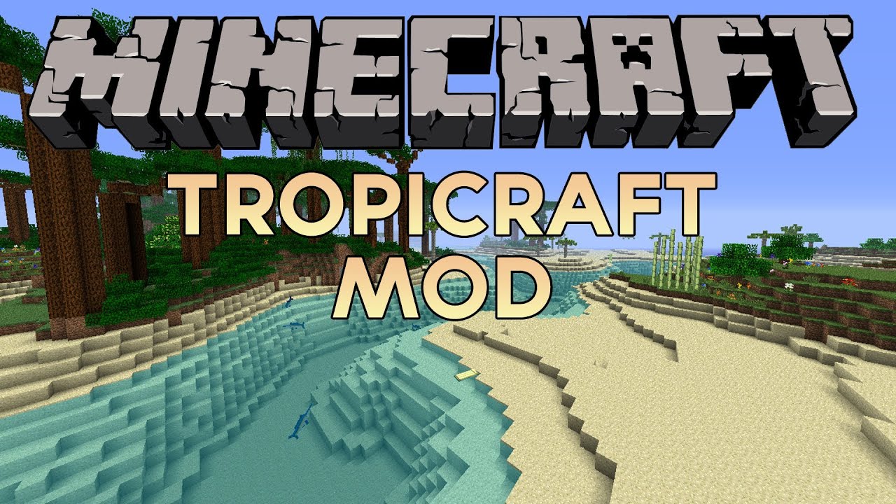 Minecraft Mod! - Tropicraft (Tropical Realm, Bamboo, Monkeys & more!)