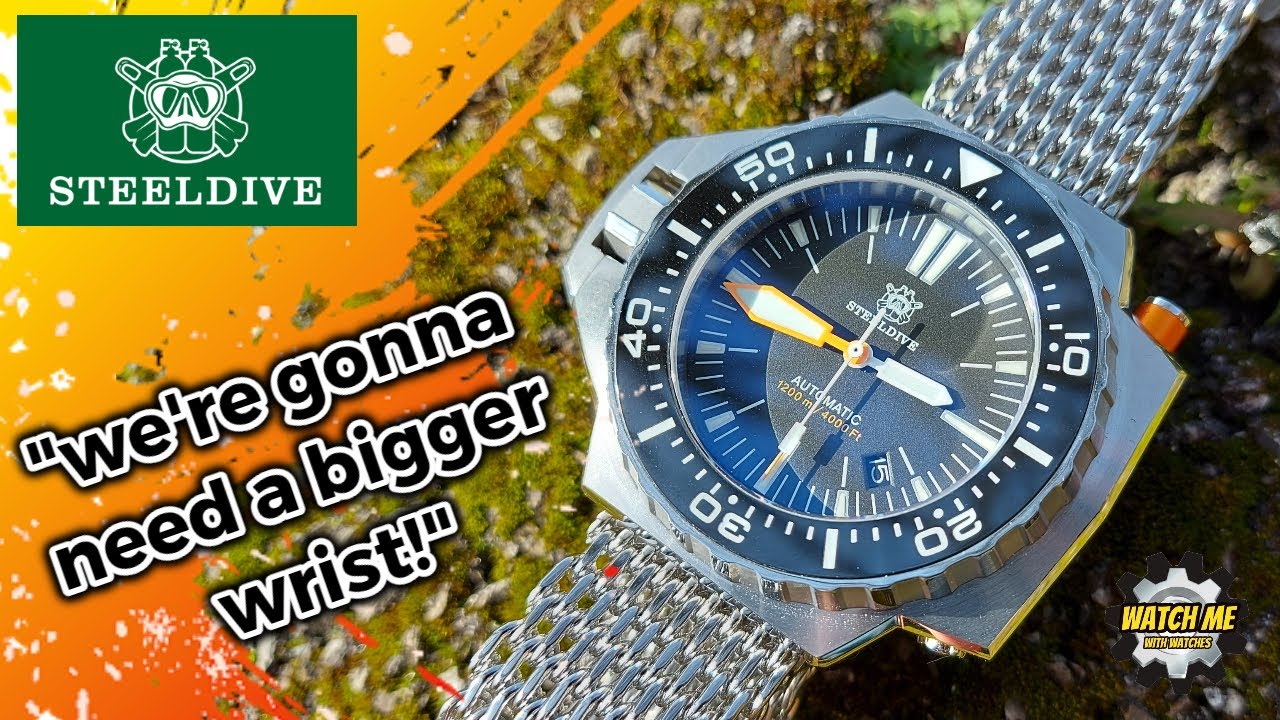 STEELDIVE SD1969. How good is this homage to the ProPlof? Not for the shy this one!