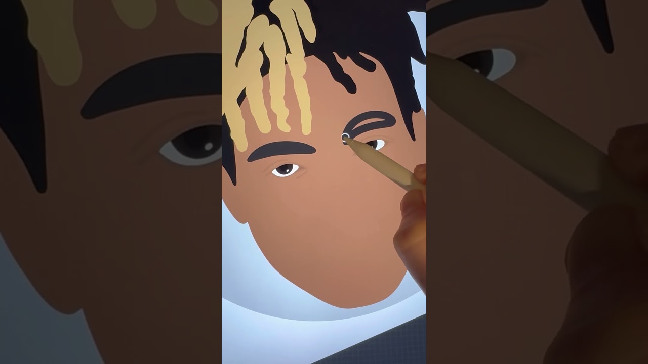 XXXTENTACION ART DRAWING VIDEO TUTORIAL