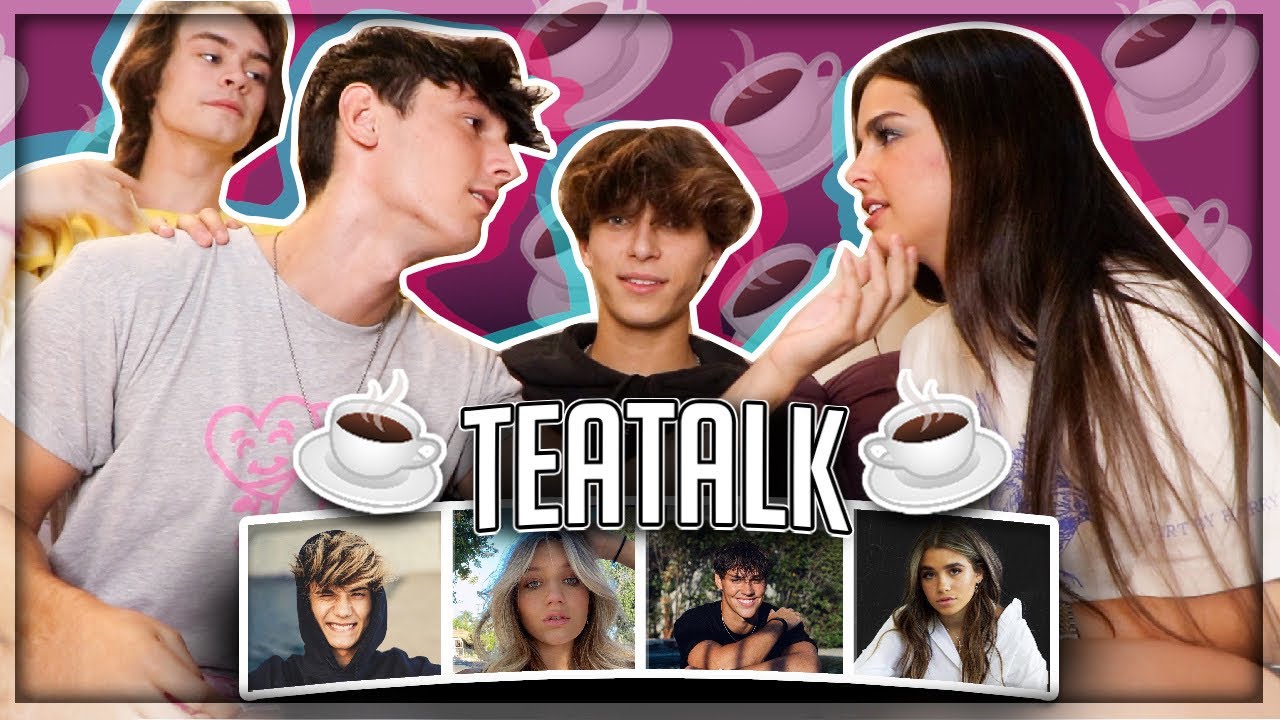 Addison Rae Comes On #TeaTalk Jaden Hossler & Mads Lewis Dating Rumours?!