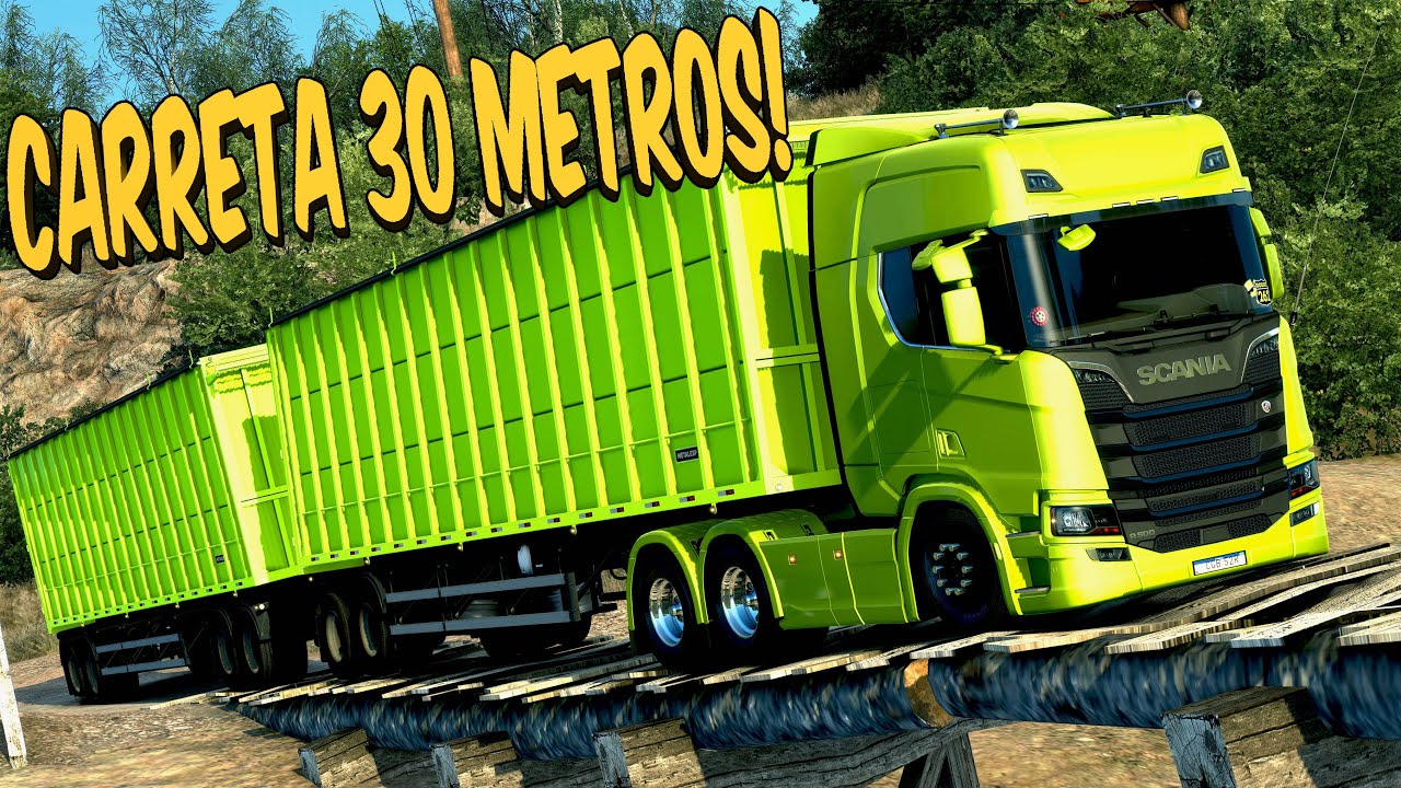 PIOR ESTRADA NO 30 METROS - SCANIA R-500 NO DIRETÃO - ETS 2 MODS BR