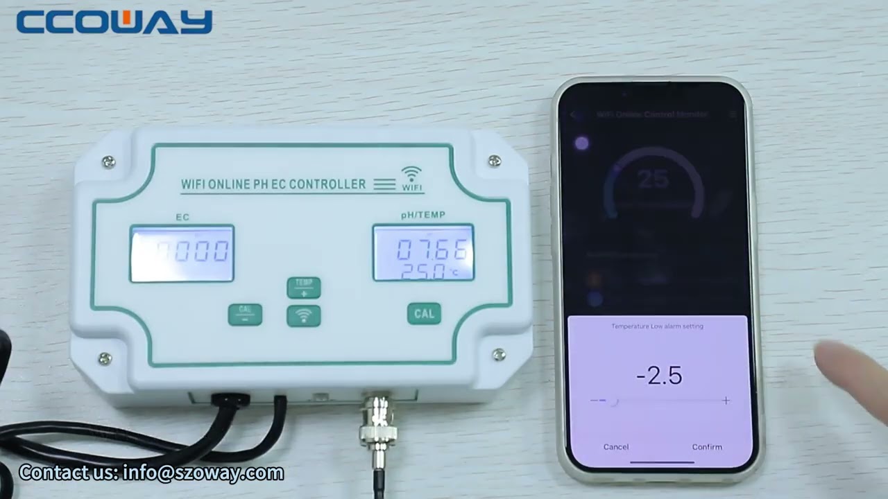 WiFi Water Quality Controller with Dual LCD Display &ndash; Smart Monitoring at Your Fingertips