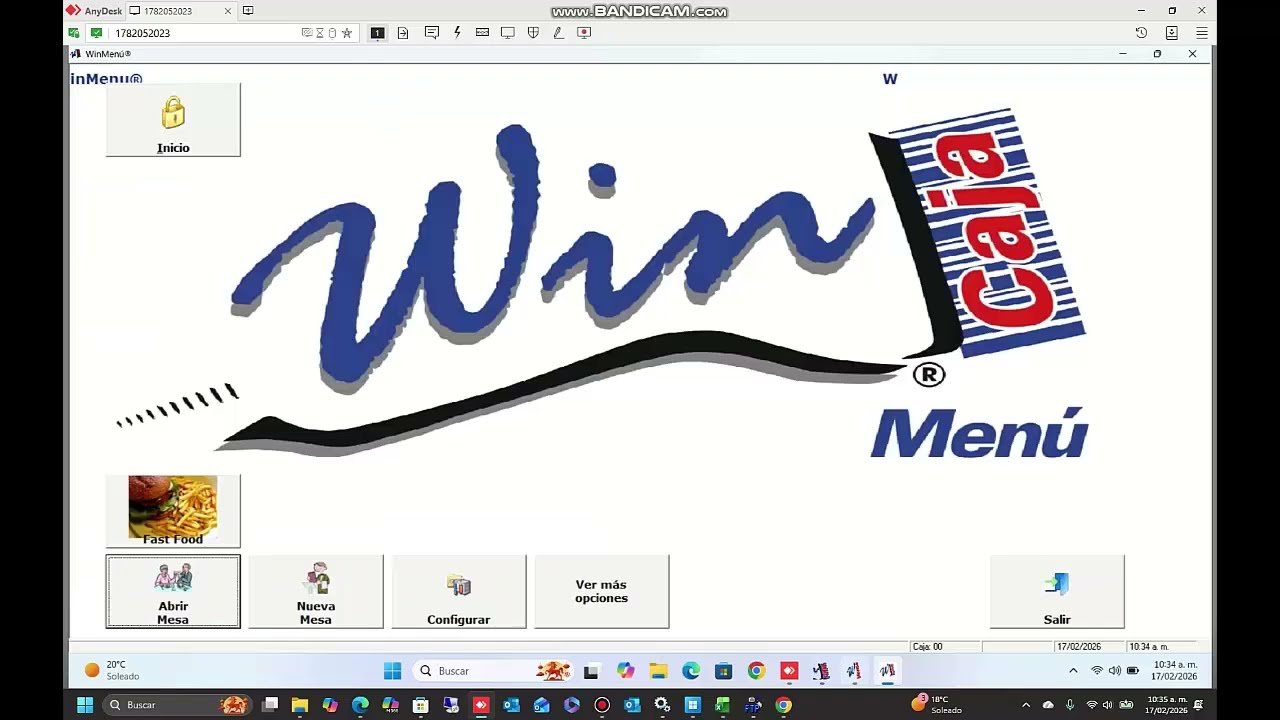 Demo WinMenu venta de (Aguas congeladas) BOLIS