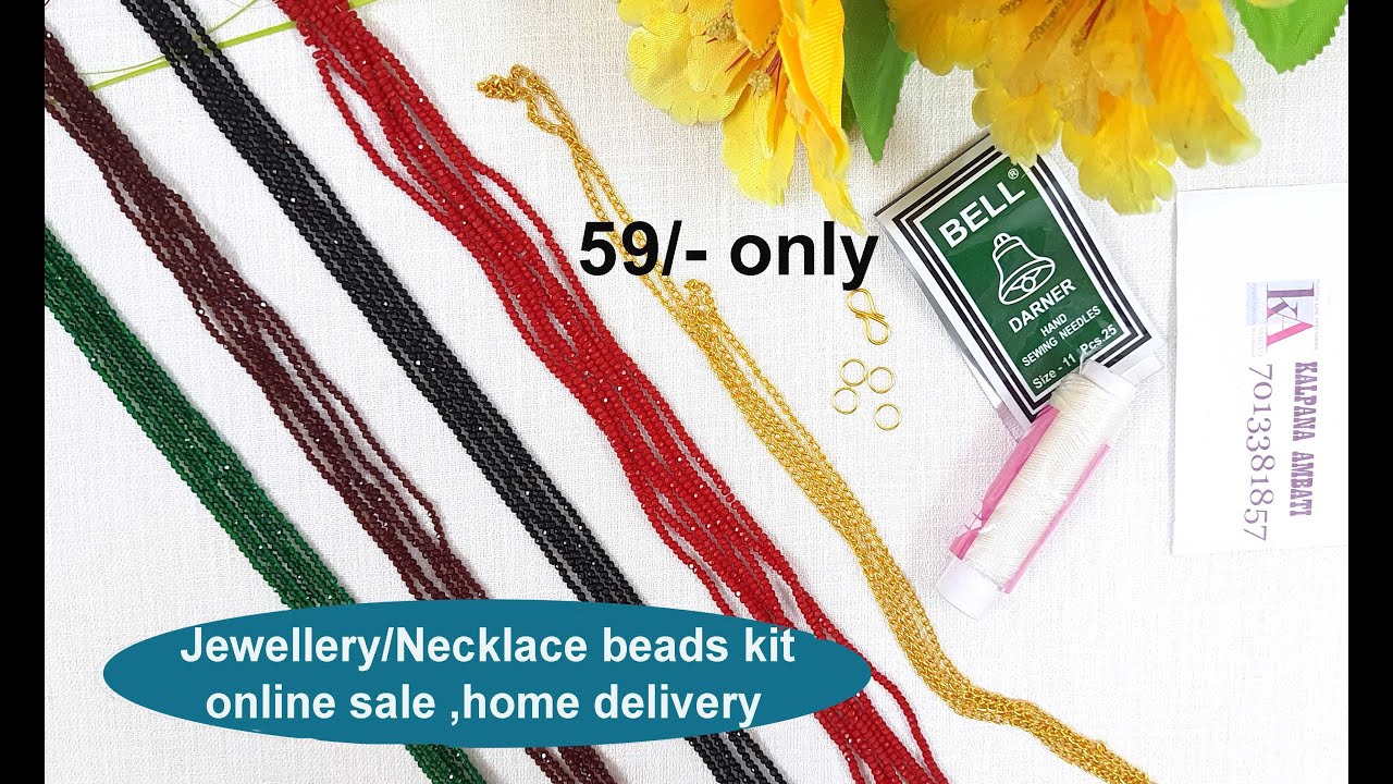 Hydro crystal beads with price //Jewelry making material with low cost make your own//Necklace beads