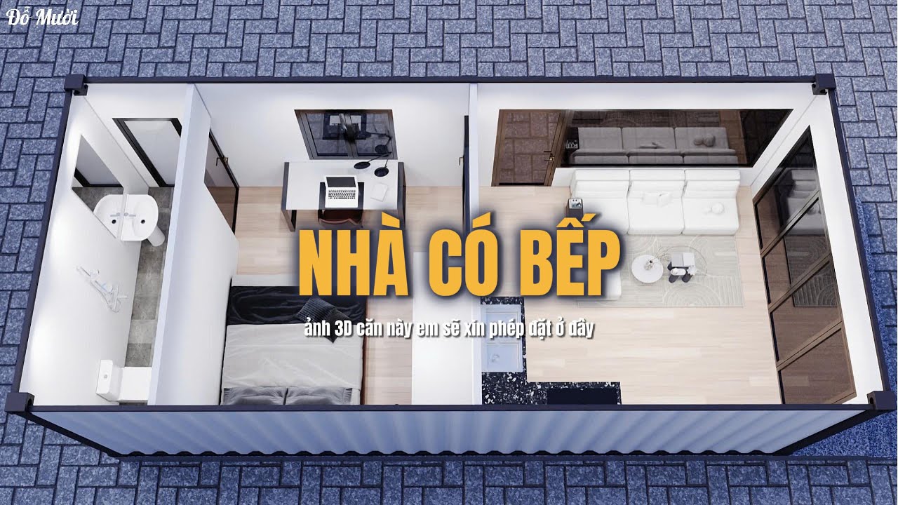 ✅ Nhà container 30m² có bếp, vệ sinh, ngủ tiện nghi | Giá hợp lý cho gia đình trẻ | 093.688.9622