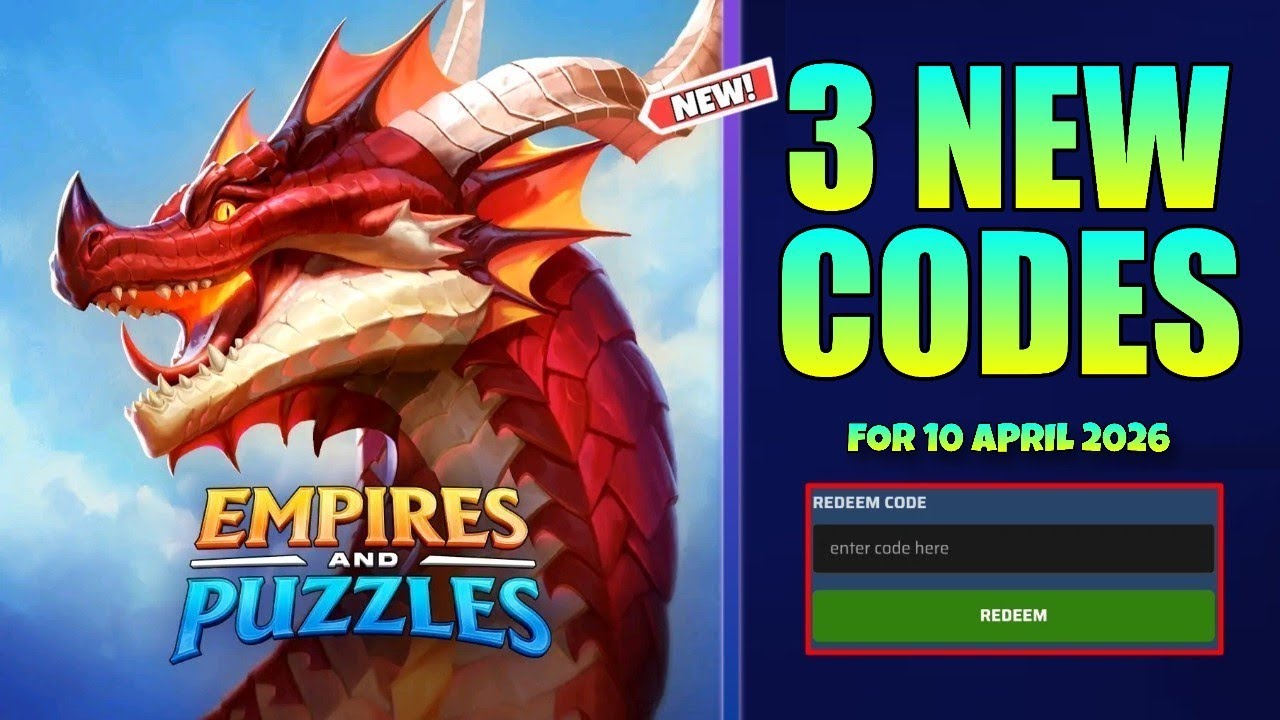 *Новые* коды для Empires & Puzzles от 10 апреля 2026 г. || Активация кодов Empires & Puzzles