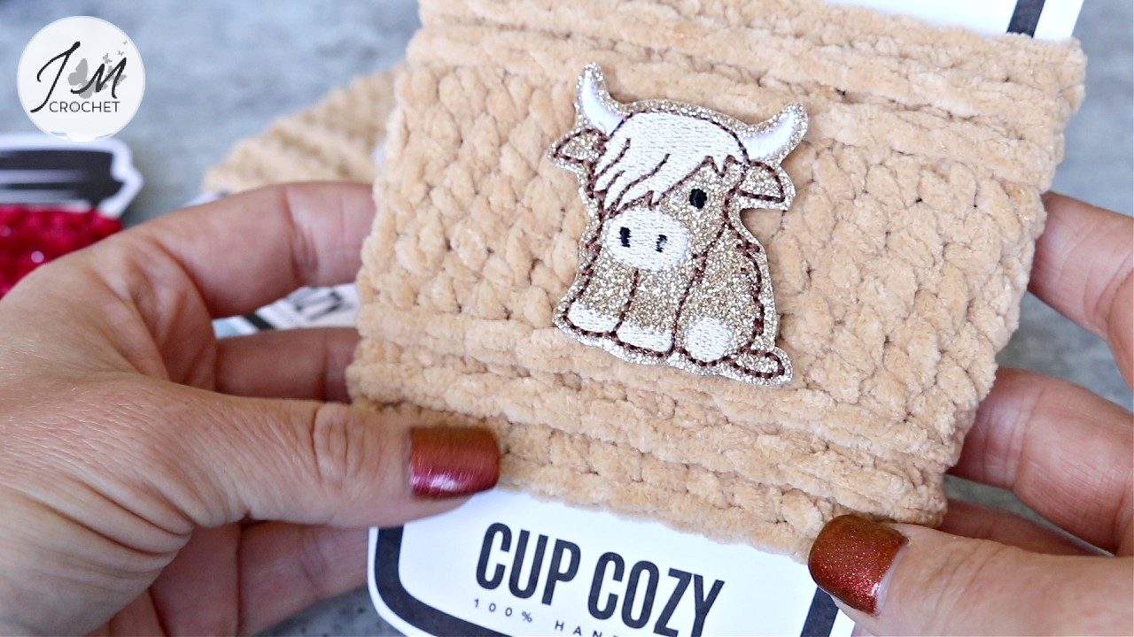 🥤Crochet Cup Cozy tutorial, Quick and Easy crochet gift and market prep projects #crocheting