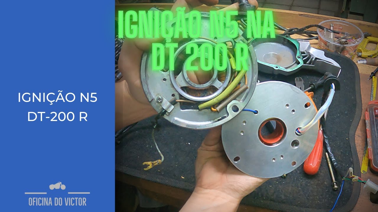 Ignição N5 na DT 200R - Super Fácil de Instalar - Oficina do Victor
