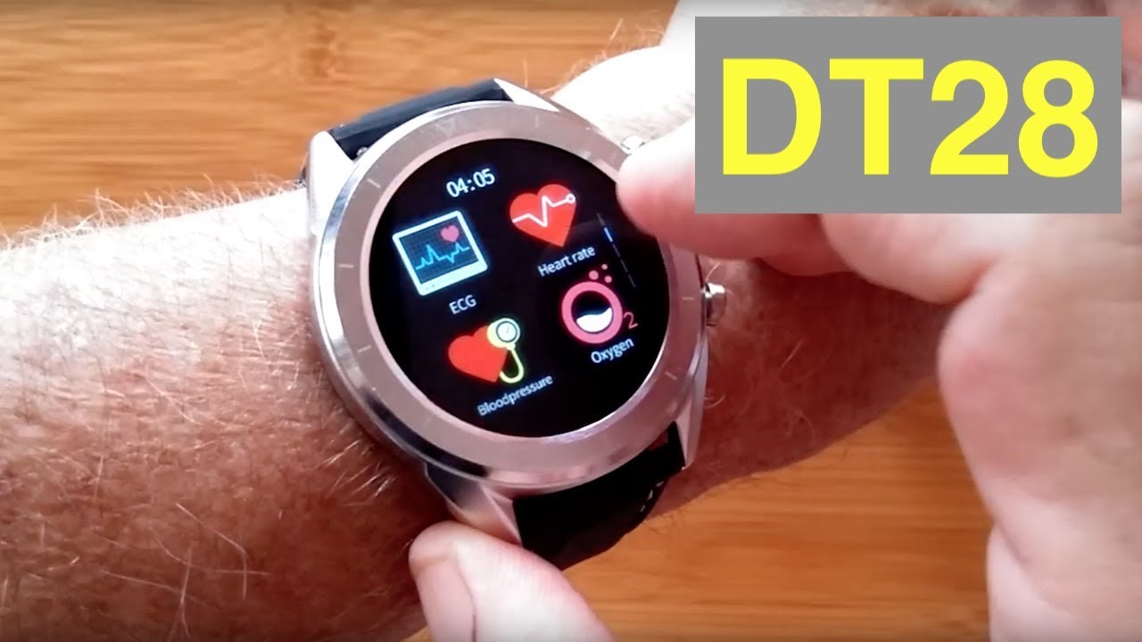 No.1 DT28 ECG+PPG IP68 Waterproof Sports/Business/Health Smartwatch: Unboxing and 1st Look
