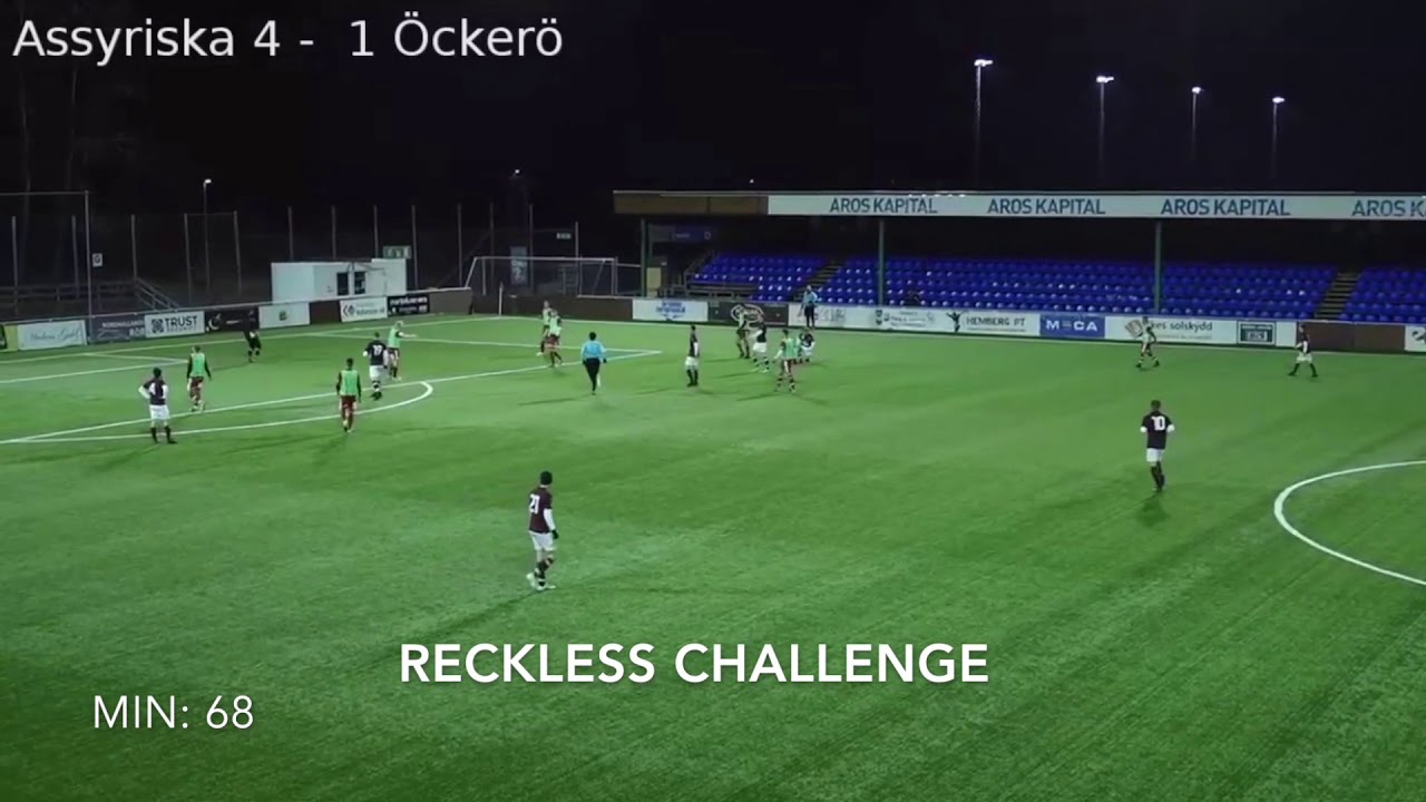 Referee situation: Reckless challenge 15