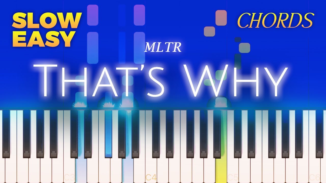 MLTR - That’s Why (You Go Away) - SLOW EASY Piano CHORDS TUTORIAL by Piano Fun Play