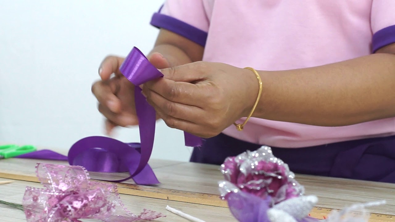 Sarang Hae Yo DIY Bunga Telur (Purple) Tutorial