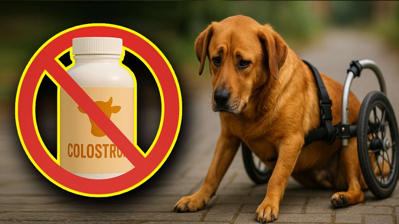 Pare de acreditar nisso: colostro NÃO faz cachorro voltar a andar! | Dr. Edgard Gomes