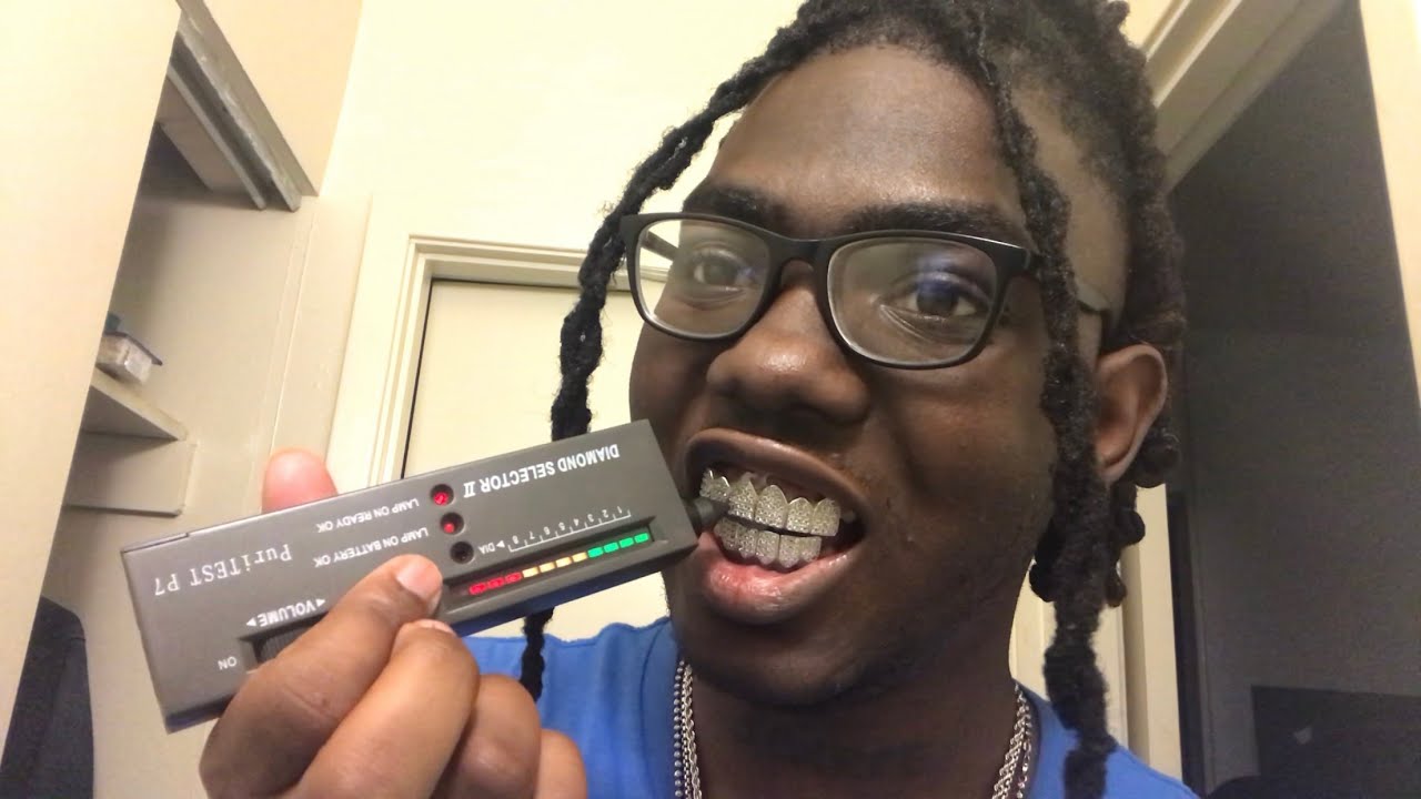 My AMAZON Grillz PASS the diamond tester🥶
